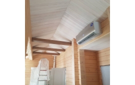 Кондиционер Haier. Монтаж со скрытой коммуникацией.